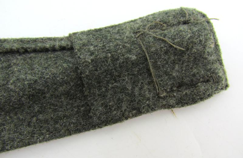 Late war Italian made double button Heer M43 field cap