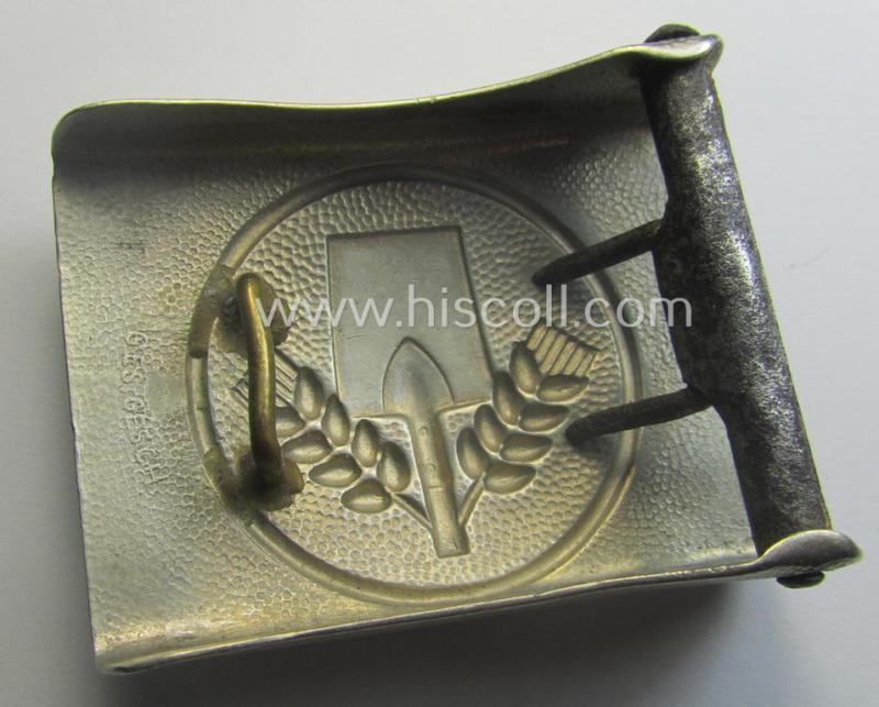 Nickle-chrome-based, EM/NCO-type F.A.D.- (ie. 'Freiwilligen Arbeitsdienst'-) belt-buckle