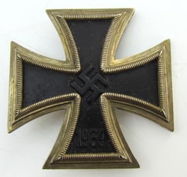 Iron cross 1st class ( EK1 ) unmarked