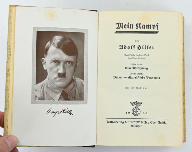 German Adolf Hitler Mein Kampf Book 1938