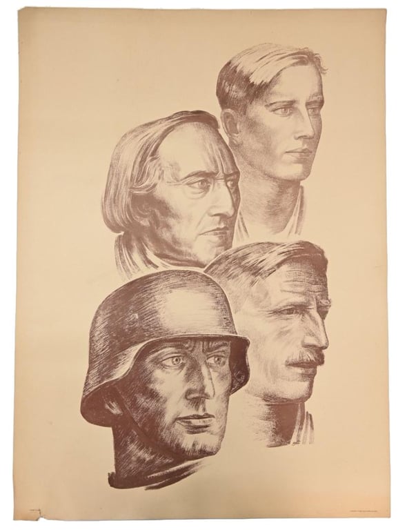 German Third Reich Print of Eduard Steiner