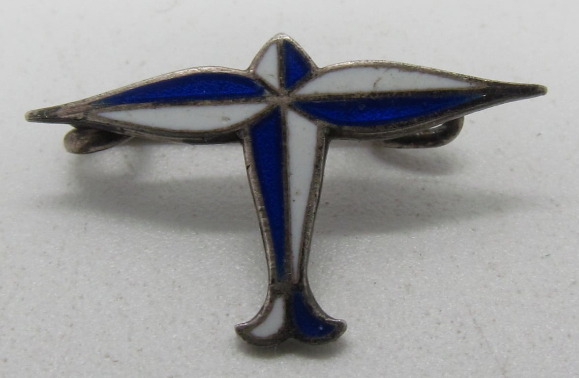 Dornier Flugzeugwerke enamel lapel pin (c. 1935–1945)