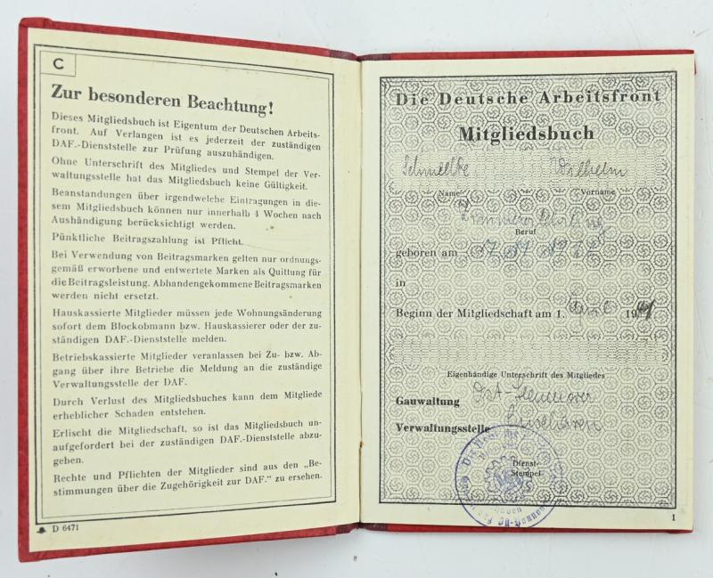 German DAF Memberpass