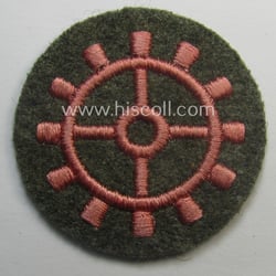 WH (Heeres ie. 'Panzer'-) trade- ie. special-career-patch as...