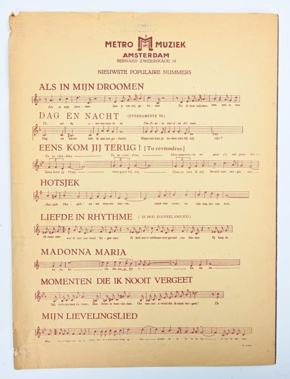 Dutch Liberation Song Page