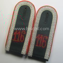 Pair of early-war-period, WH (Heeres) 'M40'-pattern, 'cyphered' NCO-type...