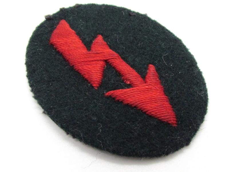 Wehrmacht ( Heer ) M36 Signal Blitz 'artillery' trade patch