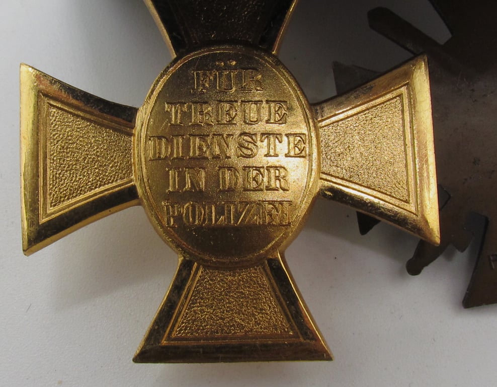 Three pieced Medal Bar  ( Police related )