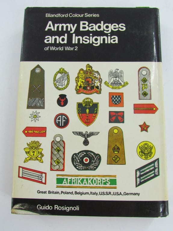 Blandford Colour Series (Blandford Press) Army Badges And Insignia