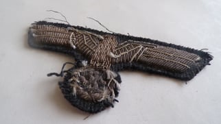 Very rare early Officer's panzer breast eagle