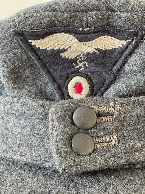 GERMAN WWII LUFTWAFFE M43 CAP DATED 1944.