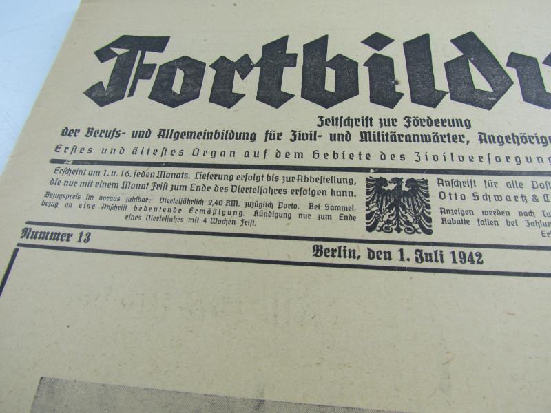 Fortbildung Magazine Nr 13 01-July 1942