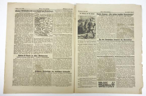 German Illustrierte Kronen Zeitung 8 July 1942
