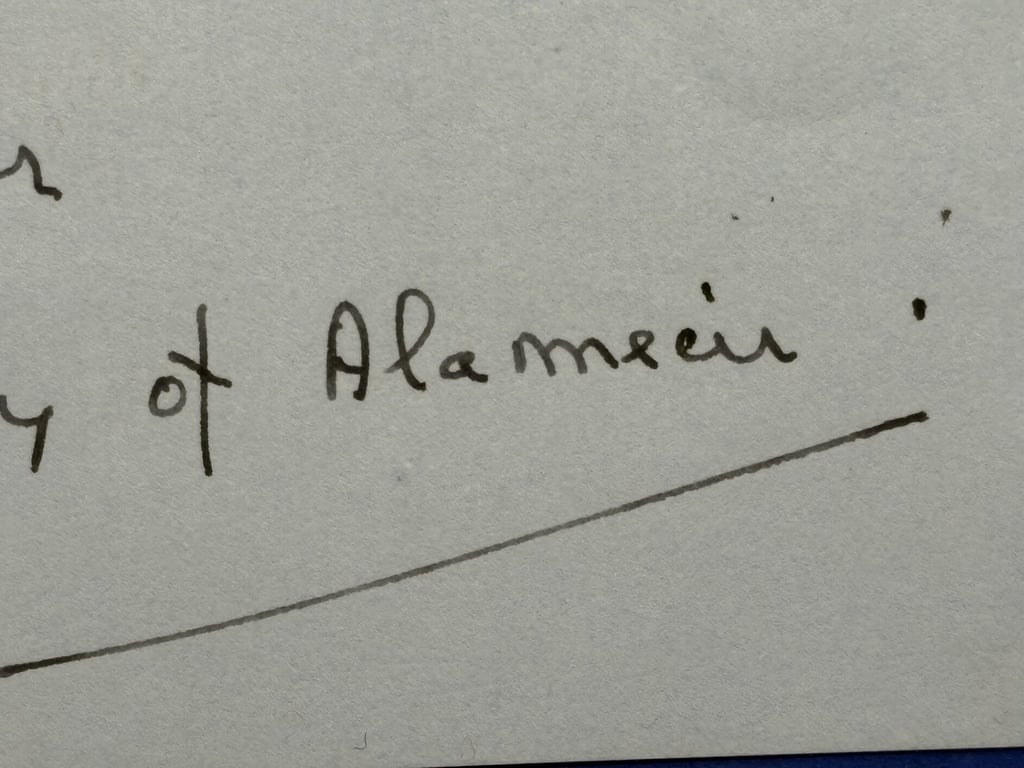 AUTHENTIC LETTERS FROM FIELD MARSHALL MONTGOMERY OF ALAMEIN TO GEN A.K.HAY, ECT.