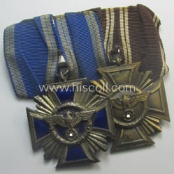Superb, 2-pieced N.S.D.A.P.-related medal-bar (ie. 'Orden- o. Doppelspange')...