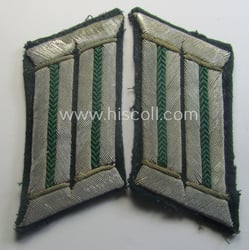Pair of WH (Heeres) collar-tabs (ie. 'Kragenspiegel für...