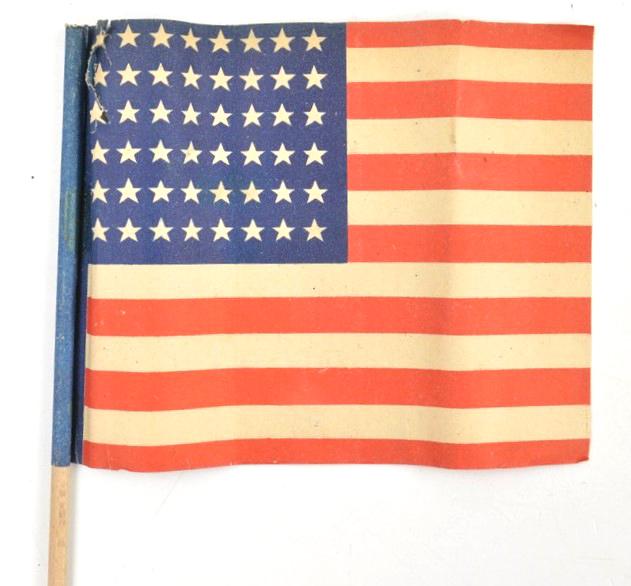 US WW2 Paper Flag 48-Stars