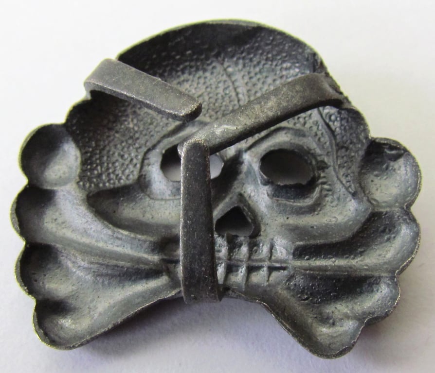 Wehrmacht Heer Panzer Totenkopf Collar Tab Insignia – Matching Pair