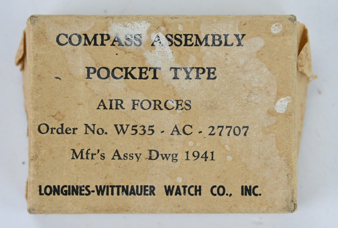 US WW2 Pocket Compass in Case