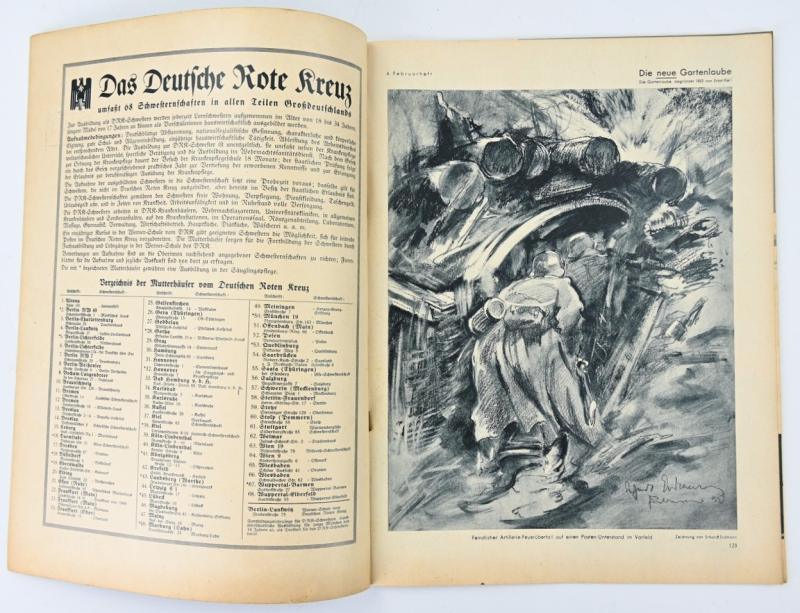 German Magazine 'Die Neue Gartenlaube' 28 February 1940