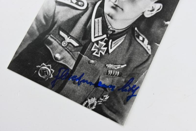Signature of Wehrmacht Heer KC Recipient 'Ludwig Fleischmann'