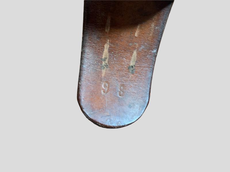 WH (HEER) Leather Combat Belt -1941-