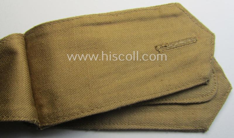 Pair of WH (Kriegsmarine) 'tropical-styled', EM-type shoulderstraps (as intended for usage on the tropical-shirts ie. tunics): 'Matrose'