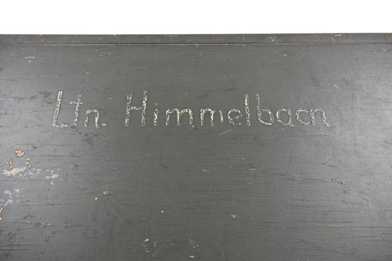 German WH Officer Clothing Case / Re-issued Luftschutz Gasmask Storage Box