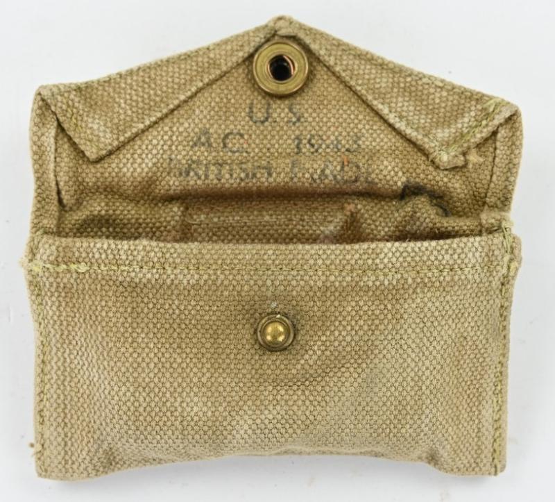US WW2 M-1942 BM First Aid Pouch with First Aid Kit