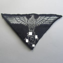 OT- (ie. 'Organisation Todt'-) related, 'flatwire'-woven, officers'-type arm-eagle...