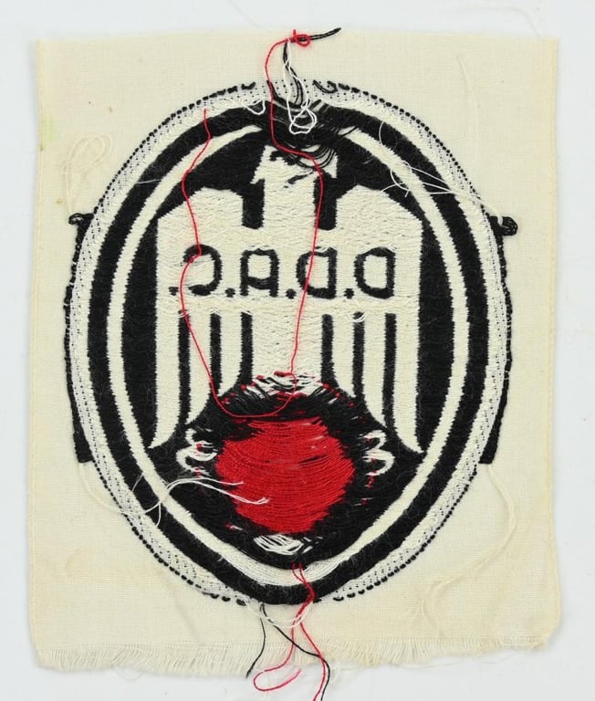 German Automobile Club DDAC Cloth Member Badge
