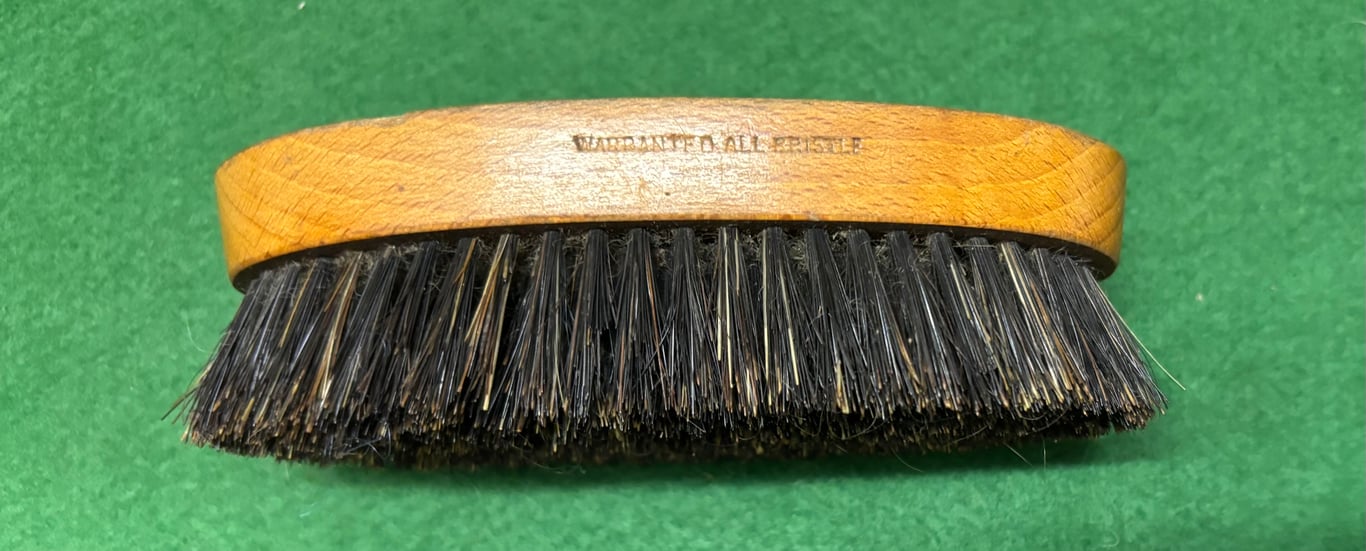 Pre WW2 Hairbrush dated 1925