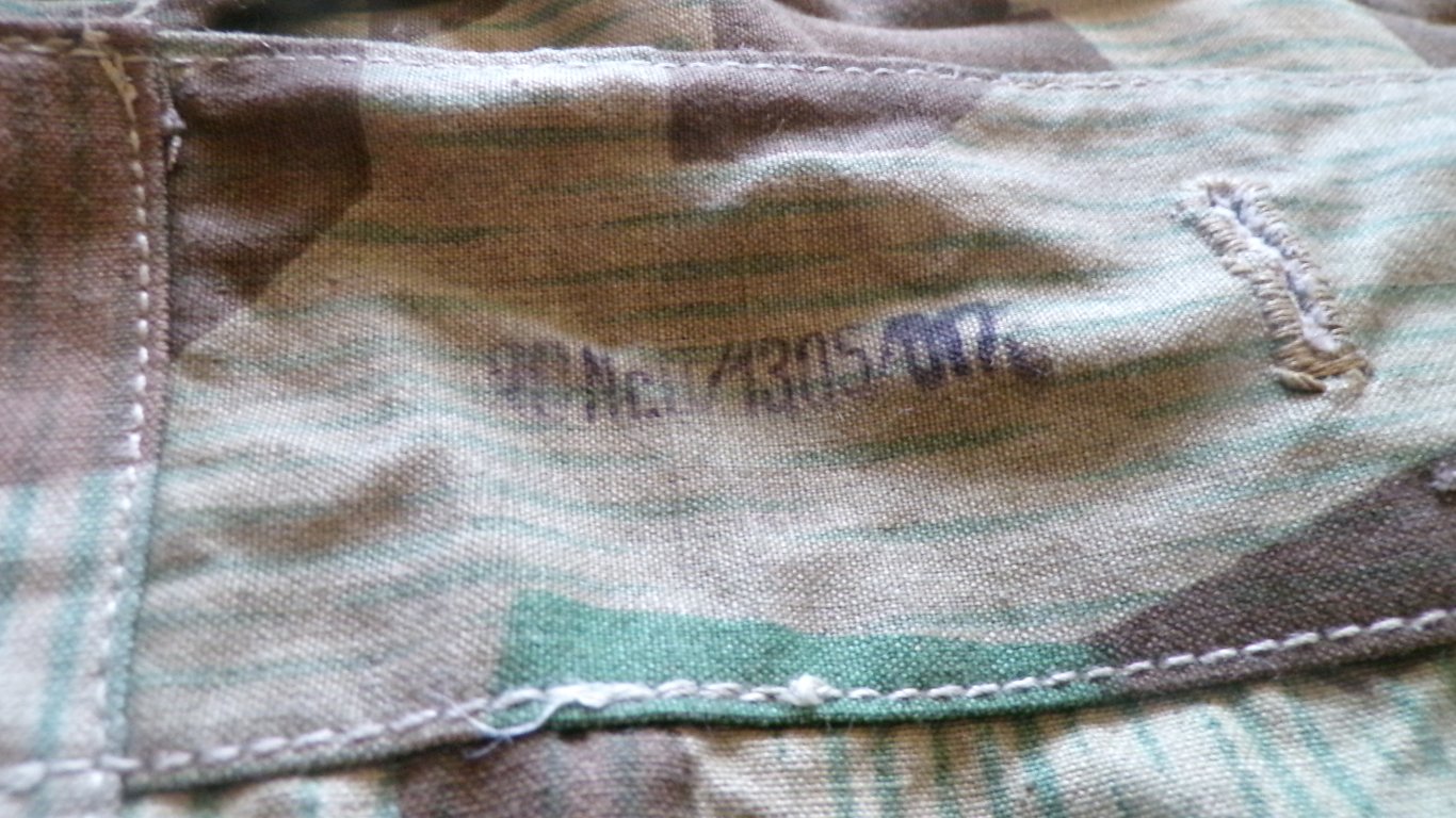 M31 Wehrmacht Zeltbahn with RbNr.