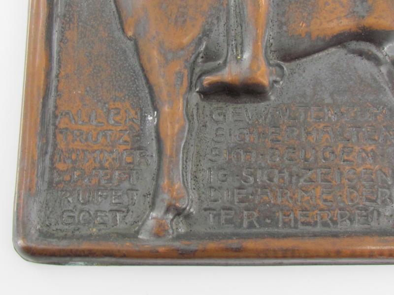 WW2 Era German 1936 Olympic Wall Plaque