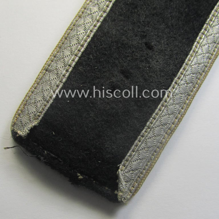Single, Waffen-SS NCO-type shoulderstrap: 'SS-Unterscharführer' who served within the: 'SS-Infanterie-Trpn.'