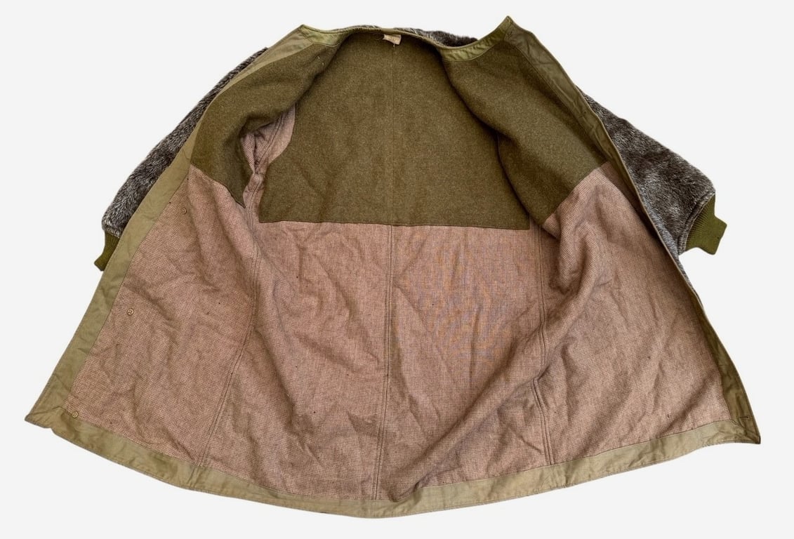 U.S. WWII Army Pile Liner Set – Jacket & Trousers (Cold Weather) – Rare