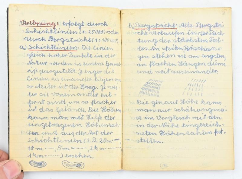 German Hitler Youth Study Notebook