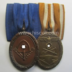 2-pieced RAD- (ie. 'Reichsarbeitsdienst'-) related medal-bar (ie. 'Orden-...