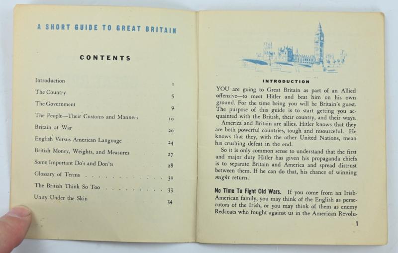 US WW2 Guide of Great Britain