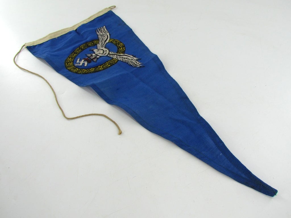 Extremely Rare German Luftwaffe Sailing Burgee – Seglerschaft der Luftwaffe im Marine-Regatta-Verein