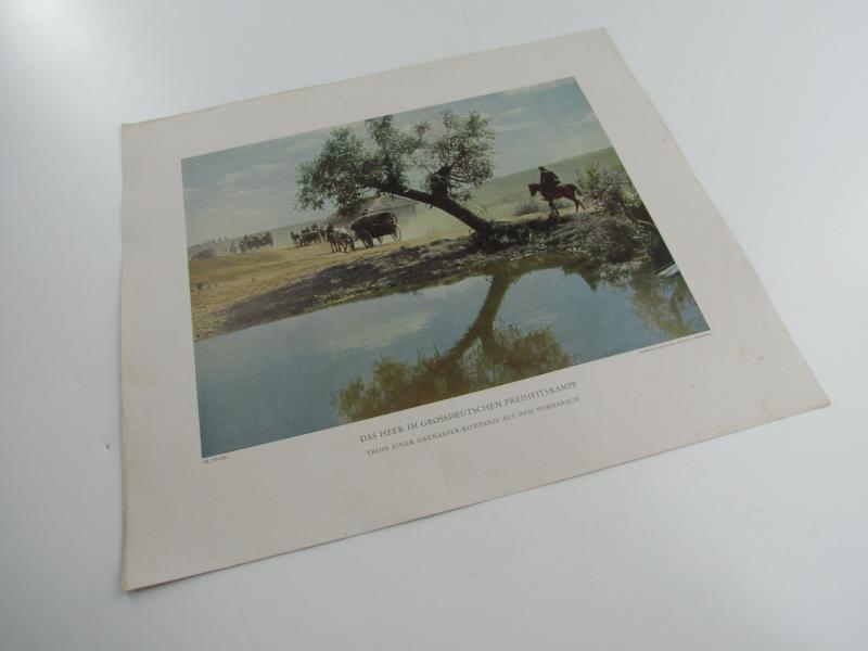 German.Printed Photo,”Das Heer Im Grossdeutschen Freiheitskampf