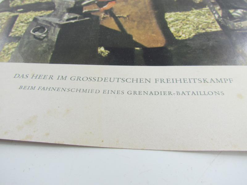 German.Printed Photo,”Das Heer Im Grossdeutschen Freiheitskampf