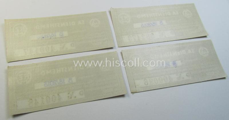 Interesting - and unusually found! - 'RzM'-etiket as was specifically intended for usage into the SA (ie. 'Sturmabteilungen') 'SA-Diensthemden' (or: shirts) and that comes in a 'virtually mint- ie. never used'-, condition