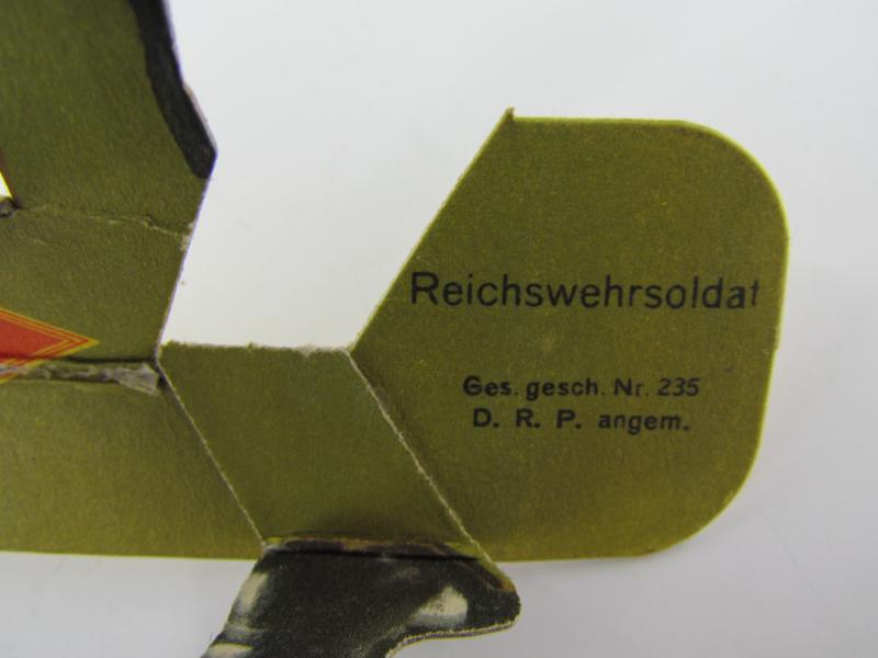 Trumpf chocolate paper reichswehr soldier