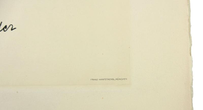 German Third Reich Litho 'Erich Raeder' by K.J.Böhringer