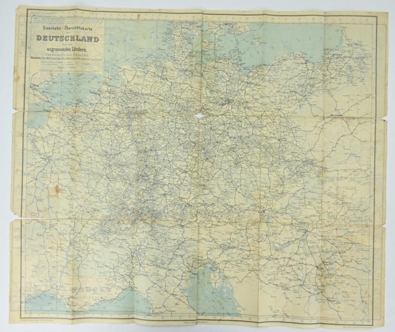 German WW1 Mapcard 'Deutschland'