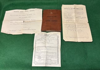 WW1 Paybook to 2nd Corporal H J Baines...