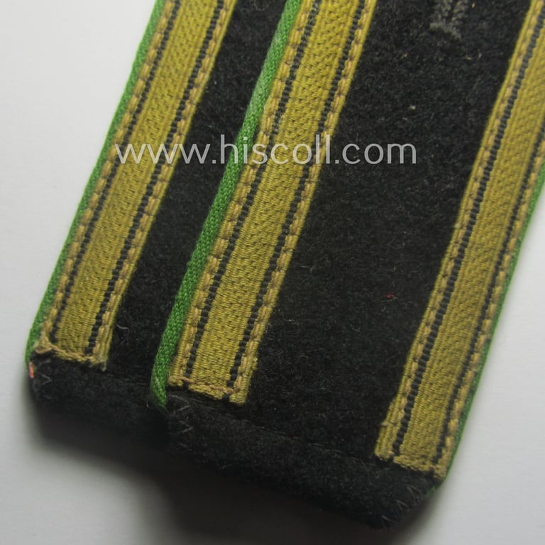 Superb pair of - fully matching! - Waffen-SS NCO-type shoulderstraps: 'SS-Unterscharführer' who served within the: 'Waffen-SS Panzergrenadier-Trpn.'