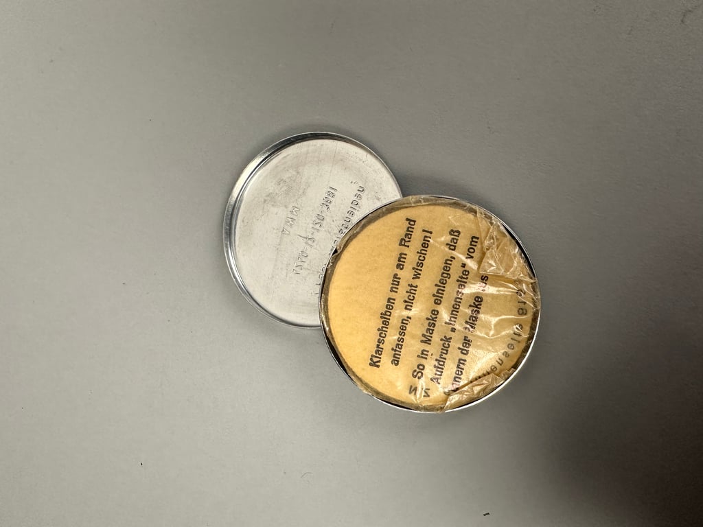 2 Paar Klarscheiben für die Gasmaske