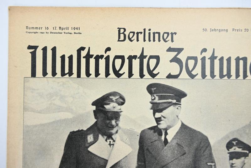 German Berliner Illustrierte Zeitung Newspaper April 1941